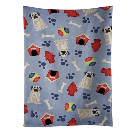 Carolines Treasures Dog House Collection Mastiff Brindle White Kitchen Towel BB2629KTWL